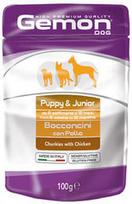 monge konservai - Monge Gemon Puppy Chunkies With Chicken 100g - 1 nuotrauka