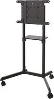 mobilus tv stovas - NEWSTAR MOBILE FLAT SCREEN FLOOR STAND (HEIGHT: 160 CM) 37-70" BLACK - 2 nuotrauka
