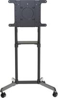 mobilus tv stovas - NEWSTAR MOBILE FLAT SCREEN FLOOR STAND (HEIGHT: 160 CM) 37-70" BLACK - 4 nuotrauka