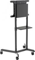 mobilus tv stovas - NEWSTAR MOBILE FLAT SCREEN FLOOR STAND (HEIGHT: 160 CM) 37-70" BLACK - 5 nuotrauka