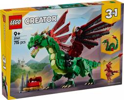 lego 3 in 1 - LEGO®Creator Viduramžių drakonas 31161, 715 vnt. - 5 nuotrauka