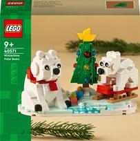 lego detales - LEGO Wintertime Polar Bears 40571 - 1 nuotrauka
