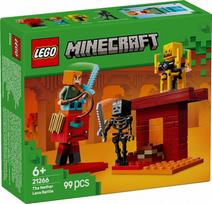senukai minecraft lego - LEGO Minecraft The Nether Lava Battle 21266 - 3 nuotrauka