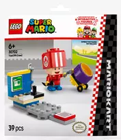 lego mario - LEGO Super Mario Mario Kart – Toad (Pit Crew) 30702 - 1 nuotrauka