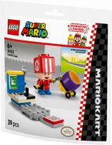 lego mario - LEGO Super Mario Mario Kart – Toad (Pit Crew) 30702 - 2 nuotrauka