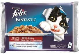 Felix Fantastic with Meat 100g 4pcs