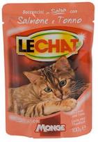Monge LeChat Chunkies With Salmon & Tuna 100g