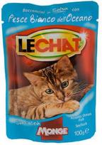 Monge LeChat Chunkies With Atlantic Ocean Fish 100g