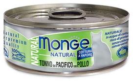 Monge Natural Yellowfin Tuna With Chicken 80g