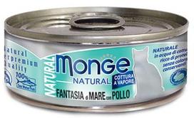 Monge Natural Seafood Mixed With Chicken 80g
