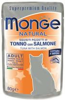 Monge Natural Tuna With Salmon Adult 80g