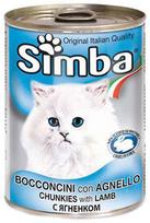 Monge Simba Chunkies With Lamb 415g