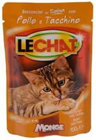 Monge LeChat Pouches With Chicken & Turkey 100g