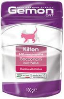 monge kaciu konservai - Monge Gemon Pouch Kitten With Chicken 100g - 1 nuotrauka