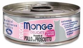 Monge Delicate Chicken With Ham 80g