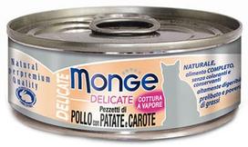 Monge Delicate Chicken With Potatoes & Carrots 80g