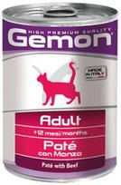 Monge Gemon Cat Adult Paté With Beef 400g