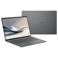 zenbook 14 - Asus ZenBook 14 UX3407RA-QD010W, Snapdragon X Elite X1E 78 100, 32 GB, 1 TB, 14", Qualcomm Adreno GPU, Pilkas (Gray) - 1 nuotrauka
