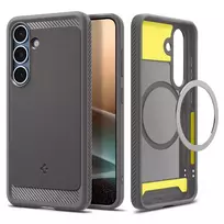 spigen rugged armor s25 - Spigen "Rugged Armor MagSafe Case for Samsung Galaxy S25" Pilkas (Gray) - 2 nuotrauka