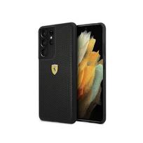 s21 telefonas samsung - Ferrari "On Track Perforated Case for Samsung Galaxy S21 Ultra" Juodas (Black) - 2 nuotrauka