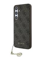 galaxy s24 fe telefono deklas - Guess "Hardcase 4G Charms for Samsung Galaxy S24 FE S721" Rudas (Brown) - 2 nuotrauka