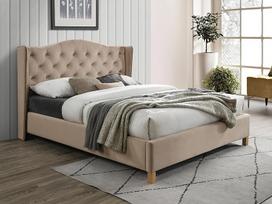 Signal Meble Lova Aspen Velvet, 160 x 200 cm, smėlio (Beige), su grotelėmis