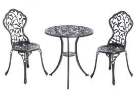 lauko baldai senukai - Lauko baldų komplektas 4Living Antique, sidabro (Silver) - 2 nuotrauka