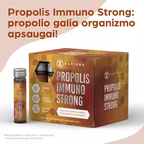 maisto papildai imunitetui - SAPIENS Propolis Immuno Strong 20x10 ml - 2 nuotrauka