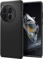 oneplus telefonai - Spigen "Liquid Air OnePlus 12" Matte Black - 1 nuotrauka