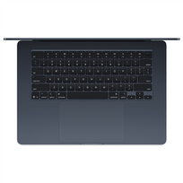 macbook m4 - Apple MacBook Air 15" (2025), M4 10C CPU, 16 GB, 512 GB, 10C GPU, Midnight (Juodas) - 2 nuotrauka