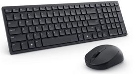 dell klaviatura km555 - Dell Silent Keyboard and Mouse KM555 Belaidė ir pelė (Estų QWERTY) Juoda (Black) - 3 nuotrauka