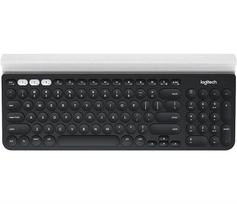 Logitech K780 Multi-Device Belaidė, Pilkas/Baltas (Grey/White)