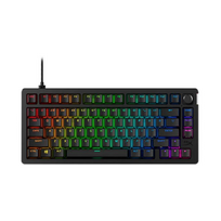hyperx alloy - HyperX Alloy Rise 75 S, juoda (Black) - 2 nuotrauka