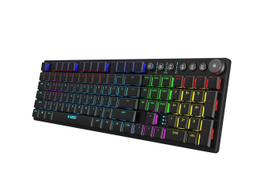 mechanical keyboard - iBox AURORA K-6, Belaidė, RF Wireless + Bluetooth, Juoda (Black) - 1 nuotrauka