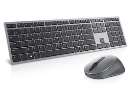 Dell Premier Multi-Device Keyboard and Mouse KM7321W Klaviatūros ir pelės rinkinys, belaidis, Titan pilka (Titan Grey)