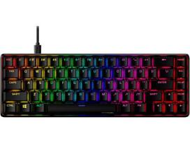 hyperx klaviatura - HyperX Alloy Origins 65, Juoda (Black) - 1 nuotrauka