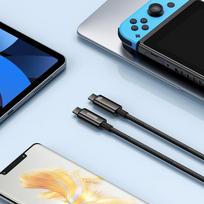baseus usb c 240w - Baseus CAWJ040001 USB-C to USB-C 1m Black - 6 nuotrauka