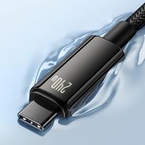 baseus usb c 240w - Baseus CAWJ040001 USB-C to USB-C 1m Black - 7 nuotrauka