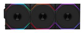 lian li fans - Lian Li UNI FAN TL 120mm Juodas (Black) 3 vnt - 1 nuotrauka