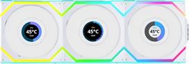 fan controller - Lian Li UNI FAN SL Wireless LCD 120mm Juodas (Black) 3 vnt. - 2 nuotrauka