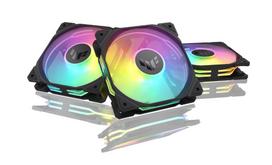 argb fan reverse 3 pack - ASUS TUF Gaming TR120 ARGB Reverse 3-pack 120mm Juodas (Black) - 2 nuotrauka