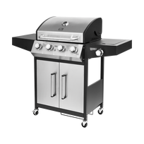 grill - Teesa BBQ 5007 MASTER dujinis grilis - 5 degikliai (5 Burners) - 2 nuotrauka