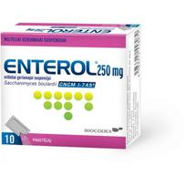 Enterol, 250mg, milteliai geriamajai suspensijai, N10
