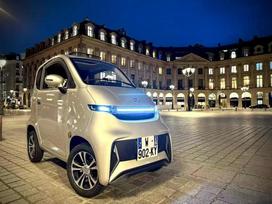 Elektrinis Mini keturratis Automobilis J4, 1000W 65Ah AC eMOTO pilkas