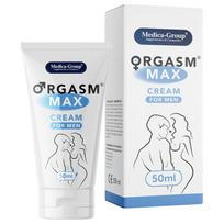 kremai intym - Medica Group Orgasm Max, 50 ml intymus kremas vyrams erekcijai stiprinti - 1 nuotrauka
