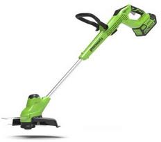 greenworks g40lt - Greenworks G40LTK2, 40 V, (su 2x 2 Ah akumuliatoriais ir krovikliu) - 2 nuotrauka