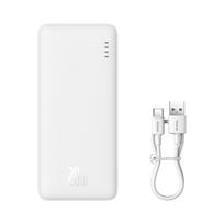maitinimo blokas white - Baseus Airpow 10000mAh 20W Baltas (White) - 2 nuotrauka