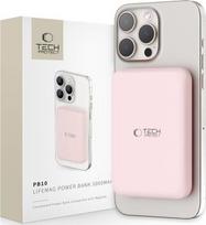 pink powerbank - Tech-Protect PB10 LifeMag 5000mAh 15W Rožinė (Pink) - 1 nuotrauka