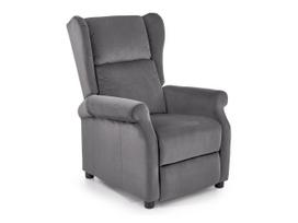 kreslas recliner - Fotelis AGUSTIN 2 Recliner, pilkas (Gray) - 2 nuotrauka