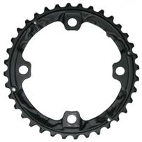 zvaigzde 36t - Shimano XT T781 Dantratis 36T 3x10pav (Juodas) - 2 nuotrauka